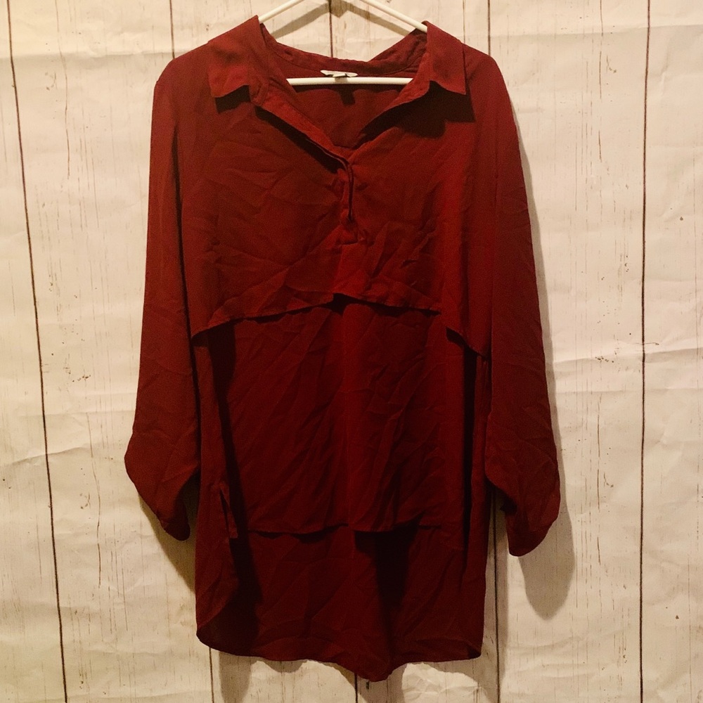 Maroon blouse